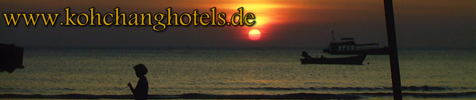 Deutsche Webseite mit Sonnenuntergang
